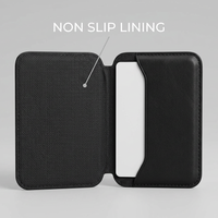 Magnetic Leather Card Holder Wallet for iPhone