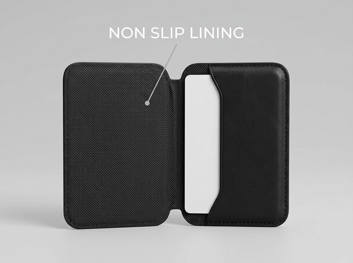 Magnetic Leather Card Holder Wallet for iPhone
