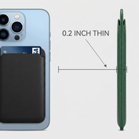 Magnetic Leather Card Holder Wallet for iPhone