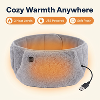 USB Heated Waist Wrap – 3 Heat Levels, Hand & Belly Warmer