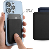 Magnetic Leather Card Holder Wallet for iPhone