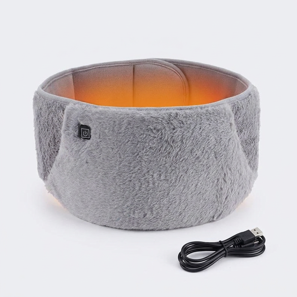 USB Heated Waist Wrap – 3 Heat Levels, Hand & Belly Warmer (CLAUDE VERSION 3)