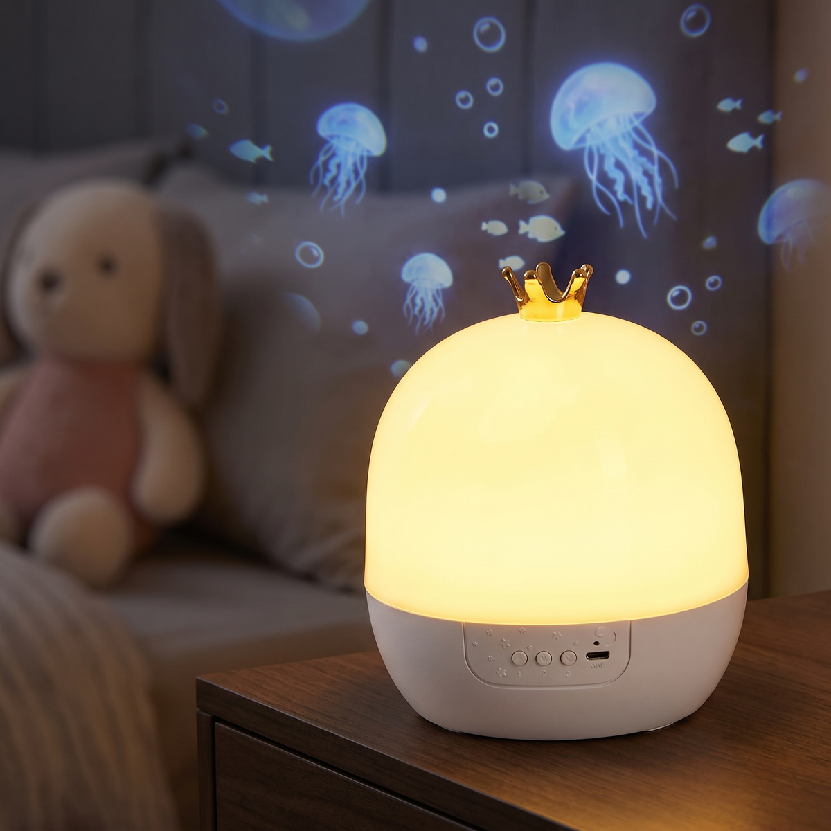 Children’s Night Light and Ocean Projection Lamp