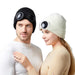 Unisex Goggles Winter Hat Knitted Beanie