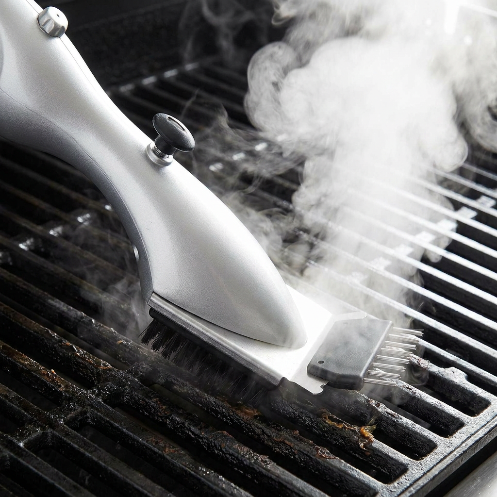 Steam Grill Brush – Stainless Steel BBQ Cleaner with Water Tank (CLAUDE VERSION 2)