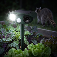 Solar-Powered Ultrasonic Animal Repellent