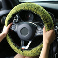 Plush Winter Car Steering Wheel Cover