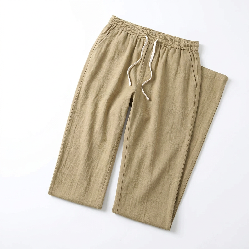 Men's Relaxed Linen Trousers – Breathable Summer Pants (CLAUDE VERSION 2)