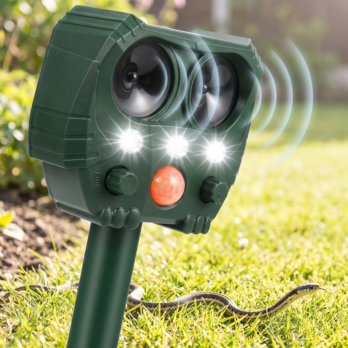 Ultrasonic Solar Snake Repeller