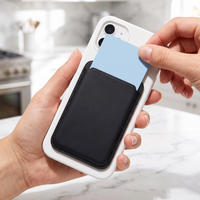 Magnetic Leather Card Holder Wallet for iPhone