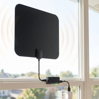 300 Miles Indoor Digital Amplified HDTV Antenna W/ Signal Booster