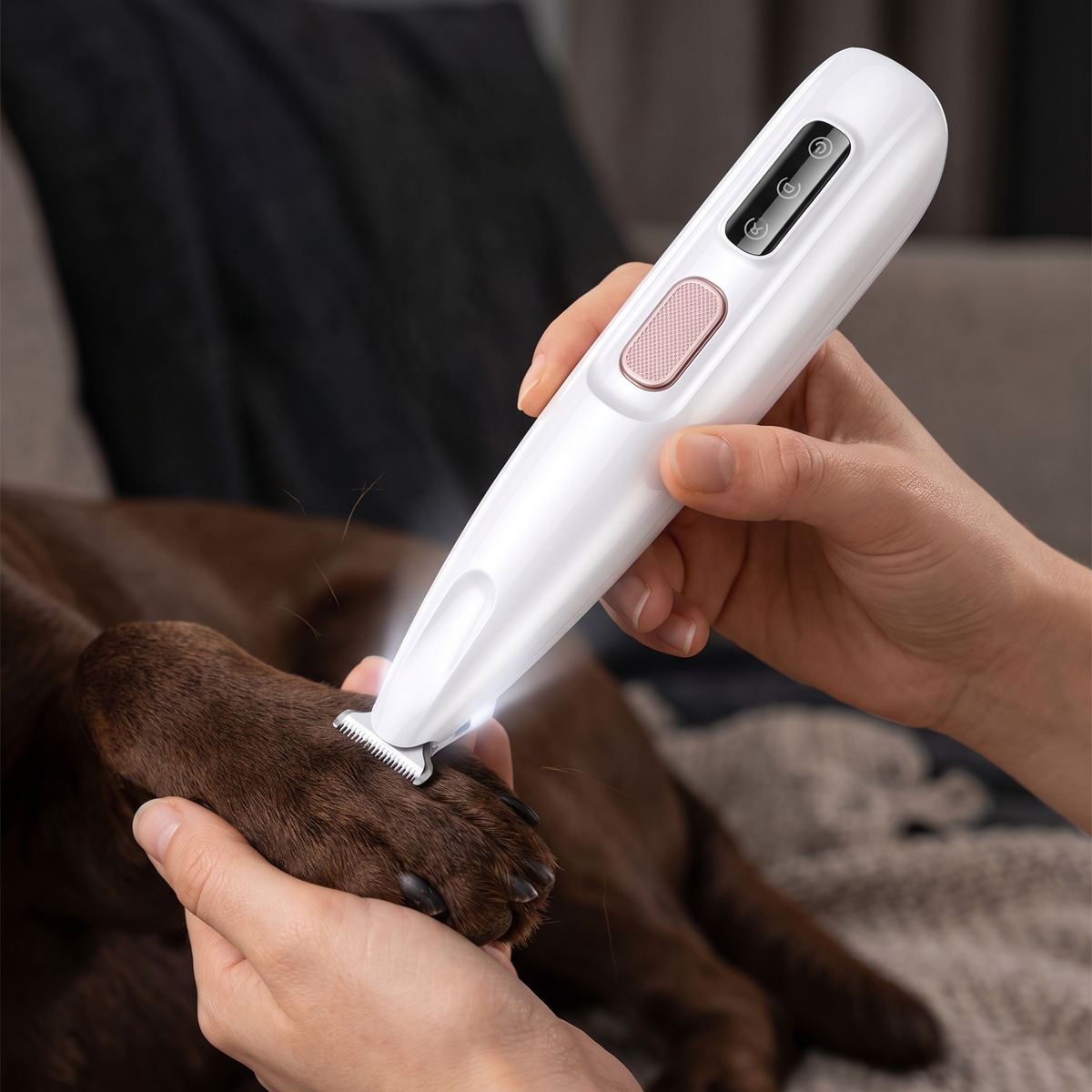 Ultra quiet trimmer for sensitive pet care