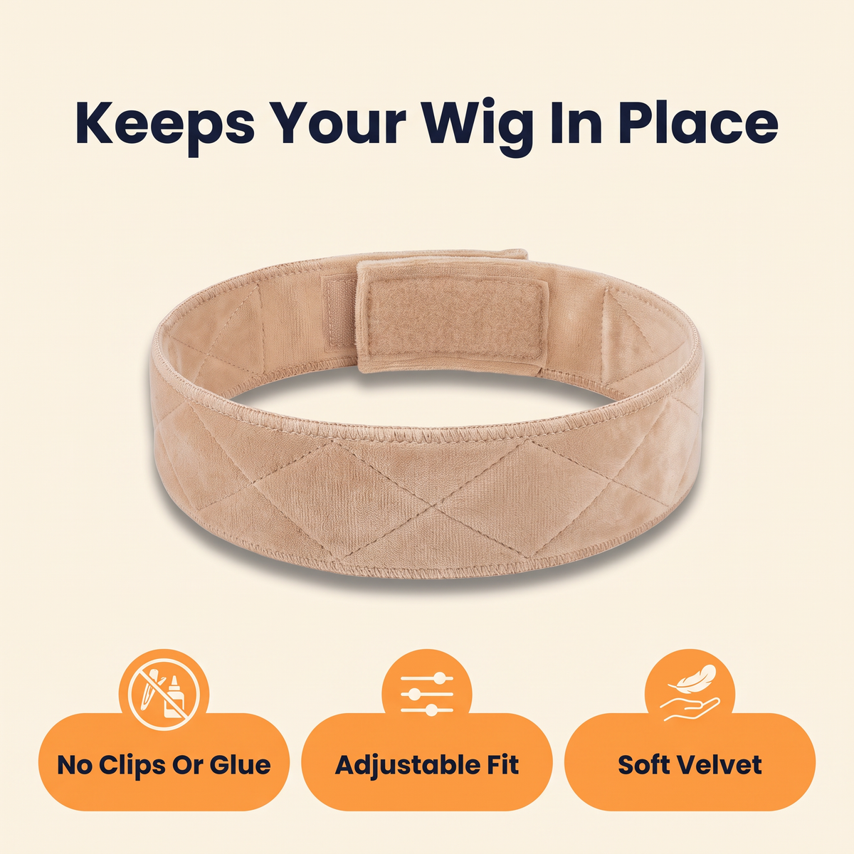 Velvet Wig Grip Headband