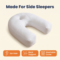 Orthopedic Side Sleeper Pillow With Ear Hole