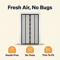 Magnetic Mosquito Screen for Doors