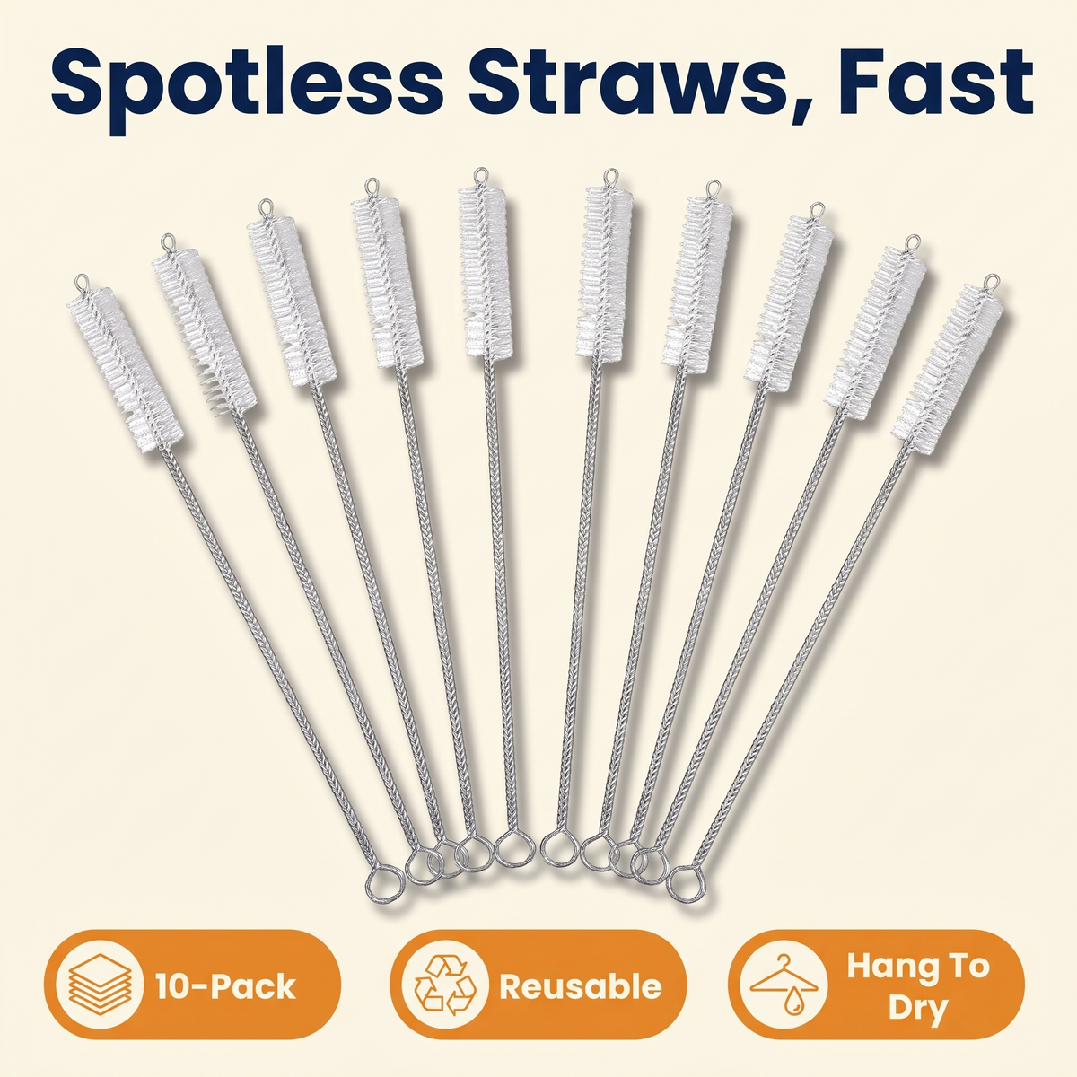 Straw Cleaning Brushes