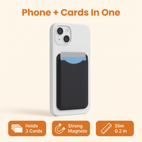 Magnetic Leather Card Holder Wallet for iPhone