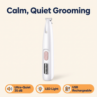 Ultra quiet trimmer for sensitive pet care