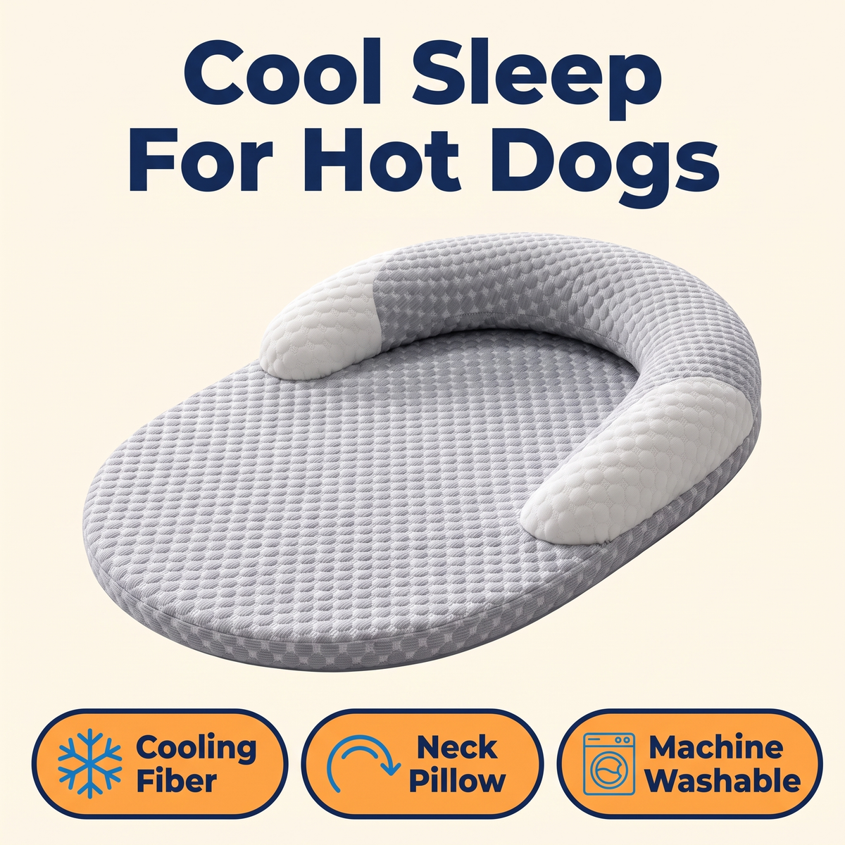 Orthopedic Cooling Dog Bed