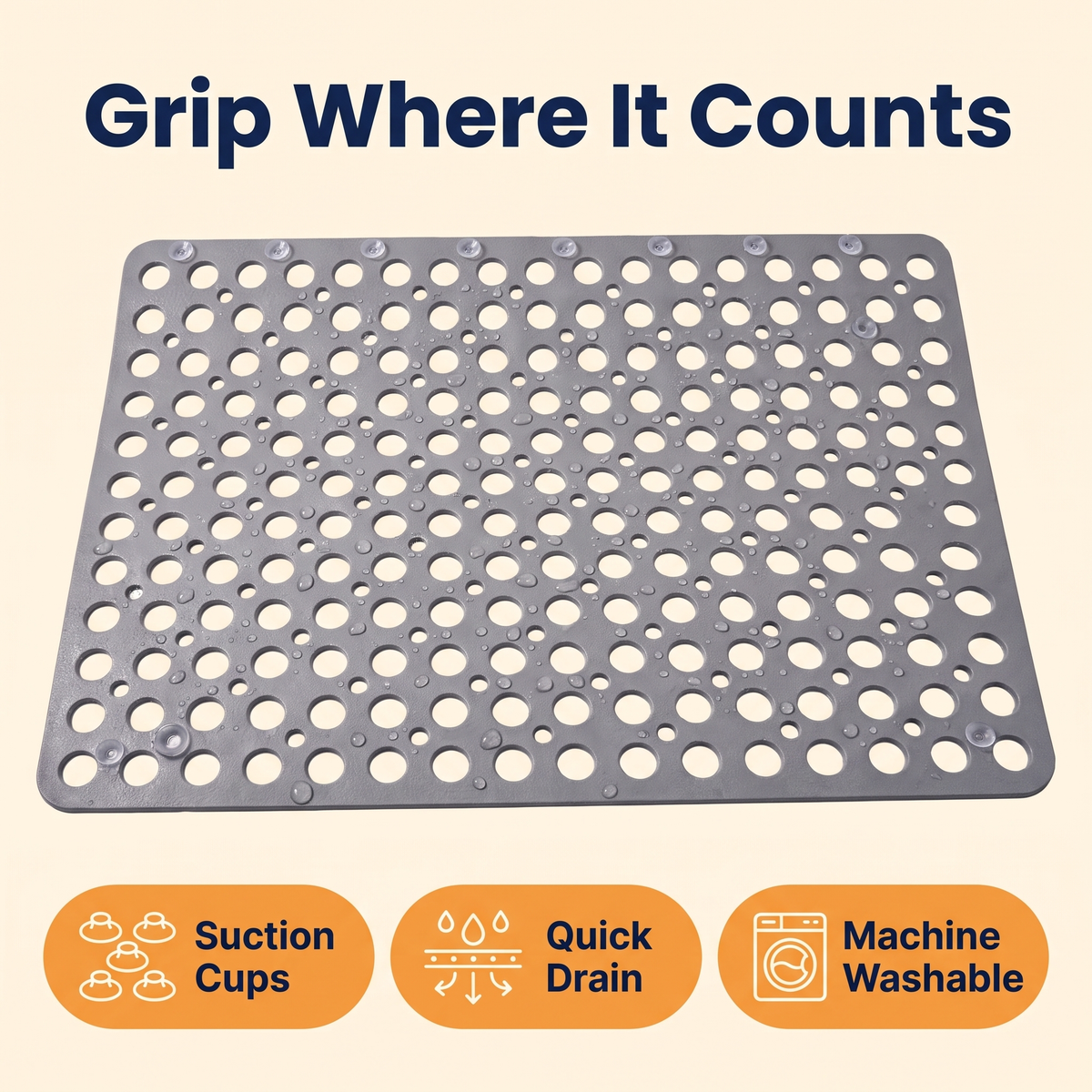 Non Slip Bath Mat for Shower