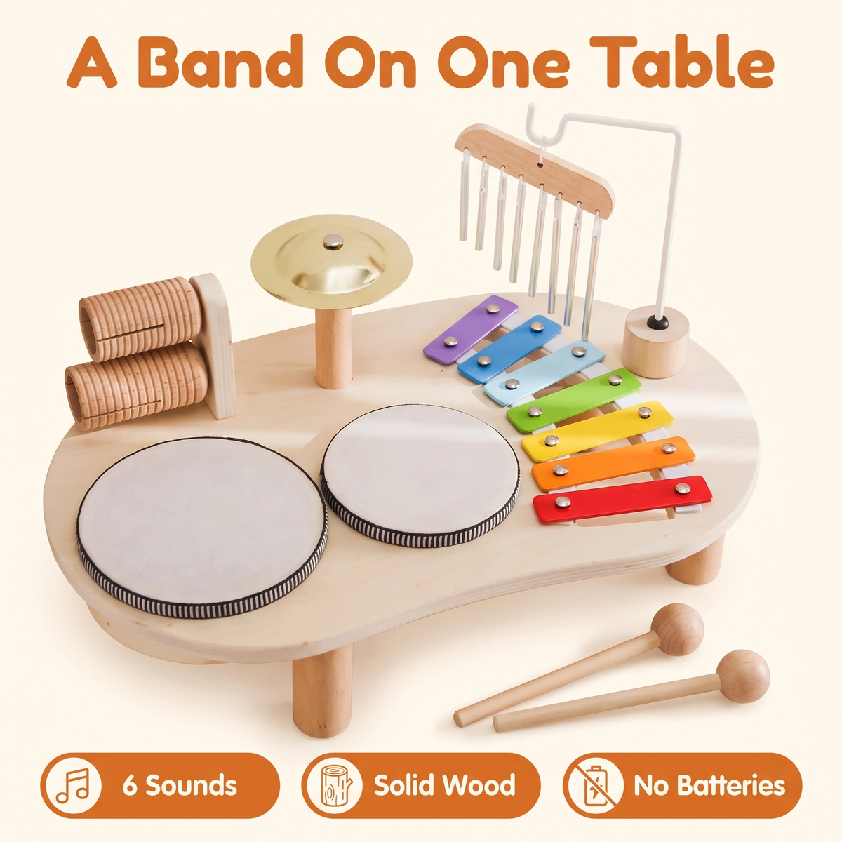 Montessori Drum Kit
