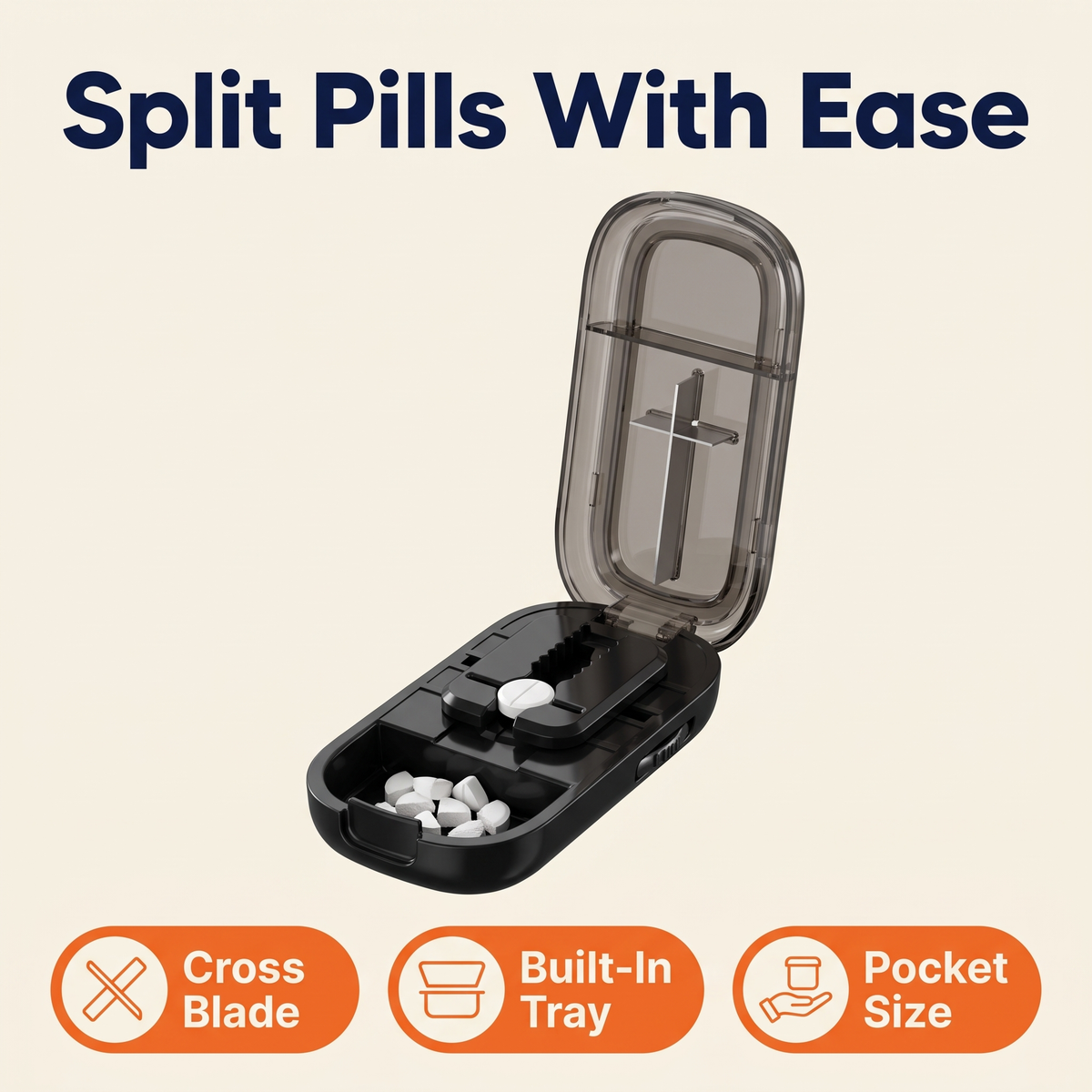 Versatile Portable Pills Cutter
