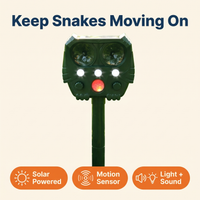 Ultrasonic Solar Snake Repeller