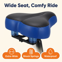 Wide Saddle for Bikes