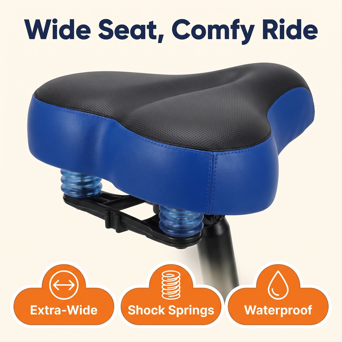 Wide Saddle for Bikes