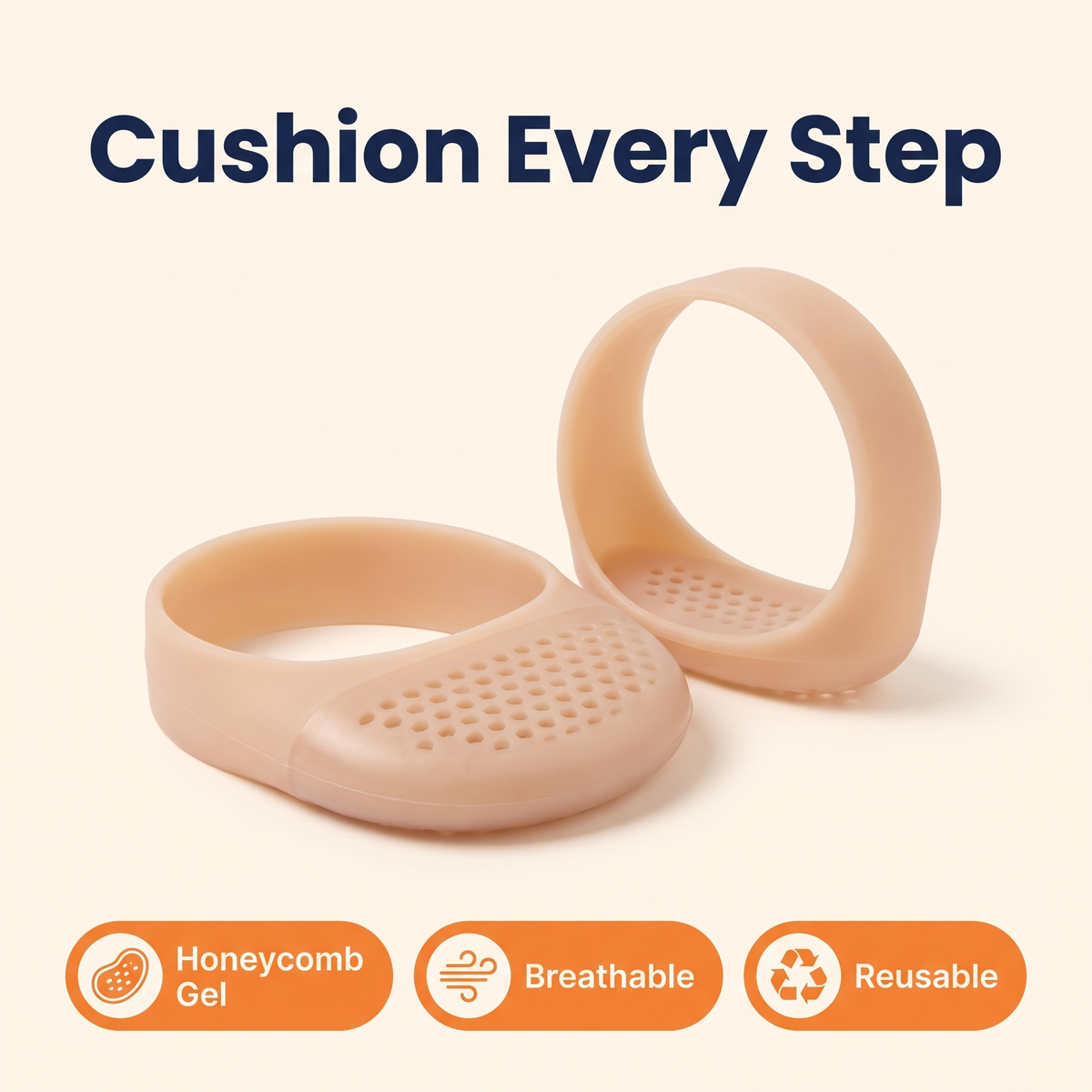 Breathable Metatarsal Pads - Set of 2