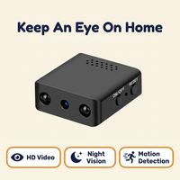 Mini Home Security Camera – HD Video with Audio, Night Vision, Motion Detection & Loop Recording