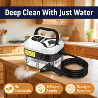 Portable Steam Cleaner with Spray Gun – 6 Steam Levels, 1200 ml Tank (CLAUDE VERSION 3)