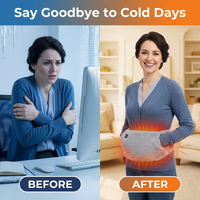 USB Heated Waist Wrap – 3 Heat Levels, Hand & Belly Warmer (CLAUDE VERSION 2)