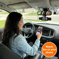 4-Channel Dash Cam Front, Rear & Inside – WiFi App, 1080P, Infrared Night Vision, 3 Inch Screen & 24H Parking Monitor