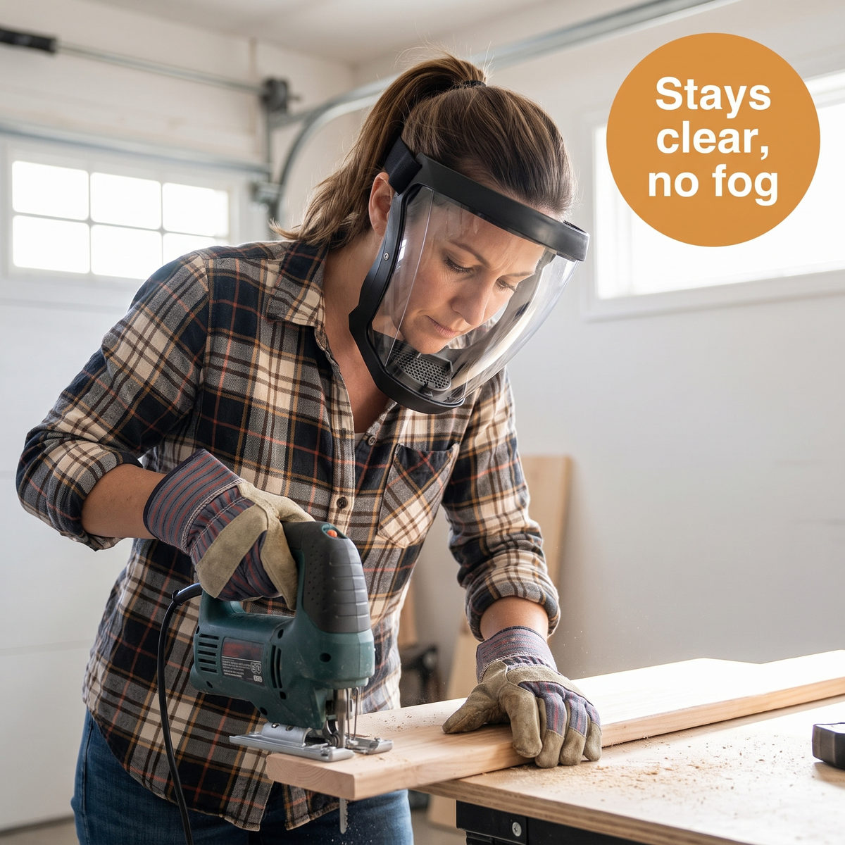 Super Protective Anti-fog Face Shield