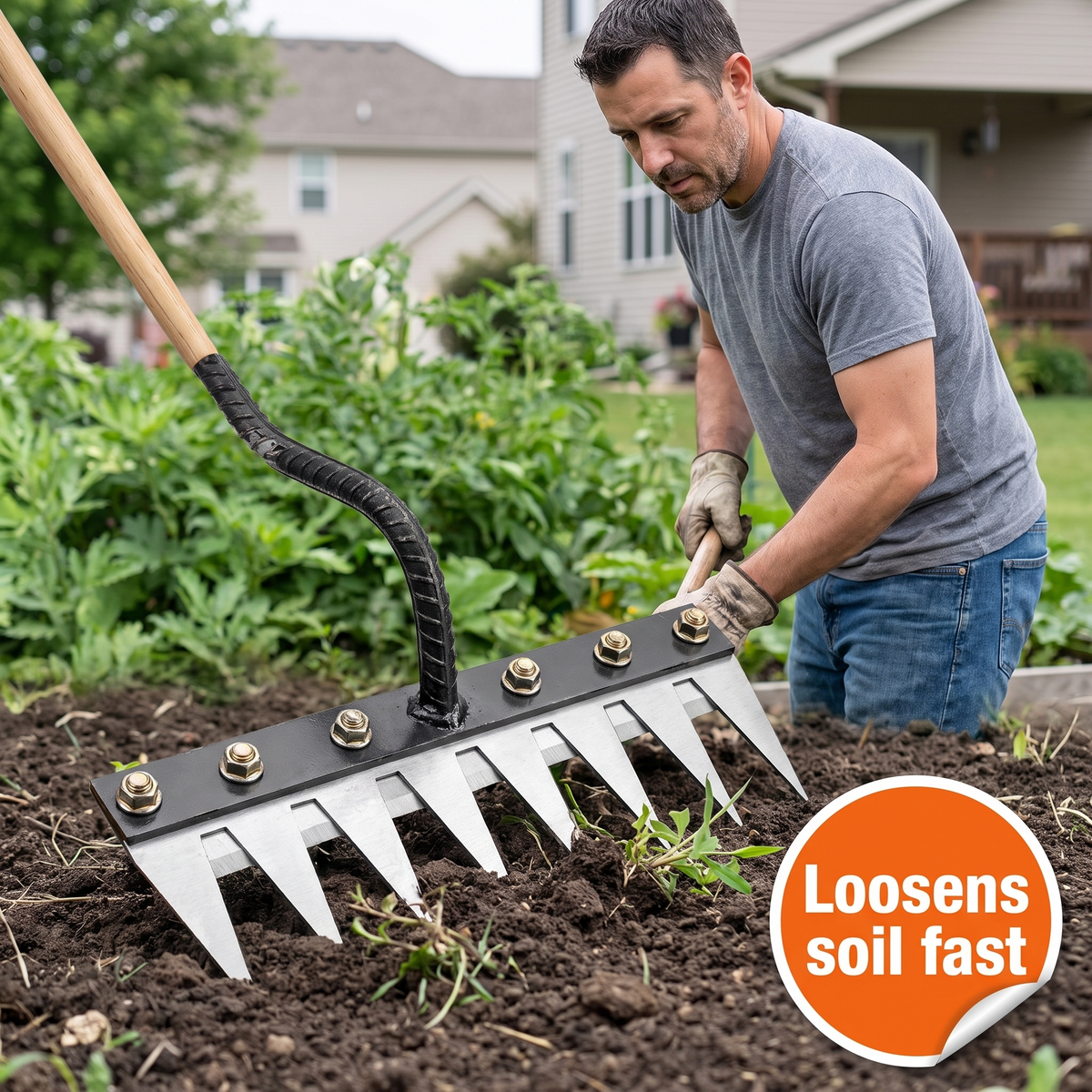 Versatile Handle Rakes For Lawn
