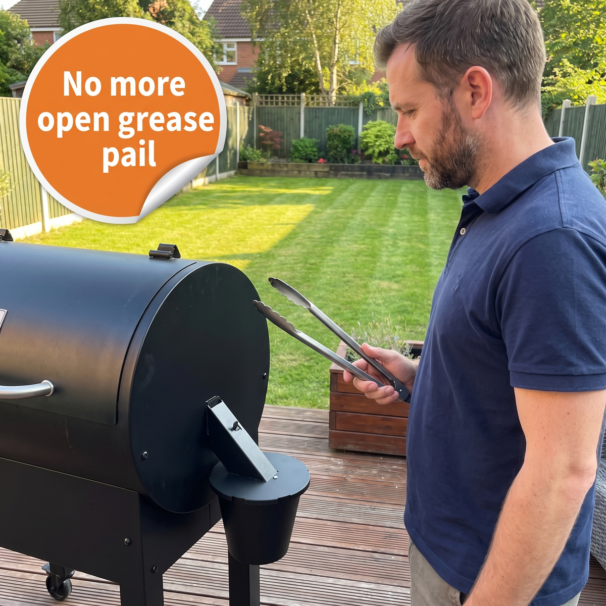 Upgraded Grill Grease Collector
