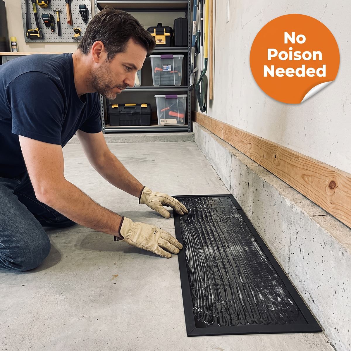 Large, non-toxic trap for effective pest control