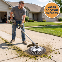 Heavy-Duty Wire Weeding Wheel