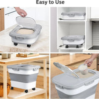 Foldable Large Capacity Food Storage