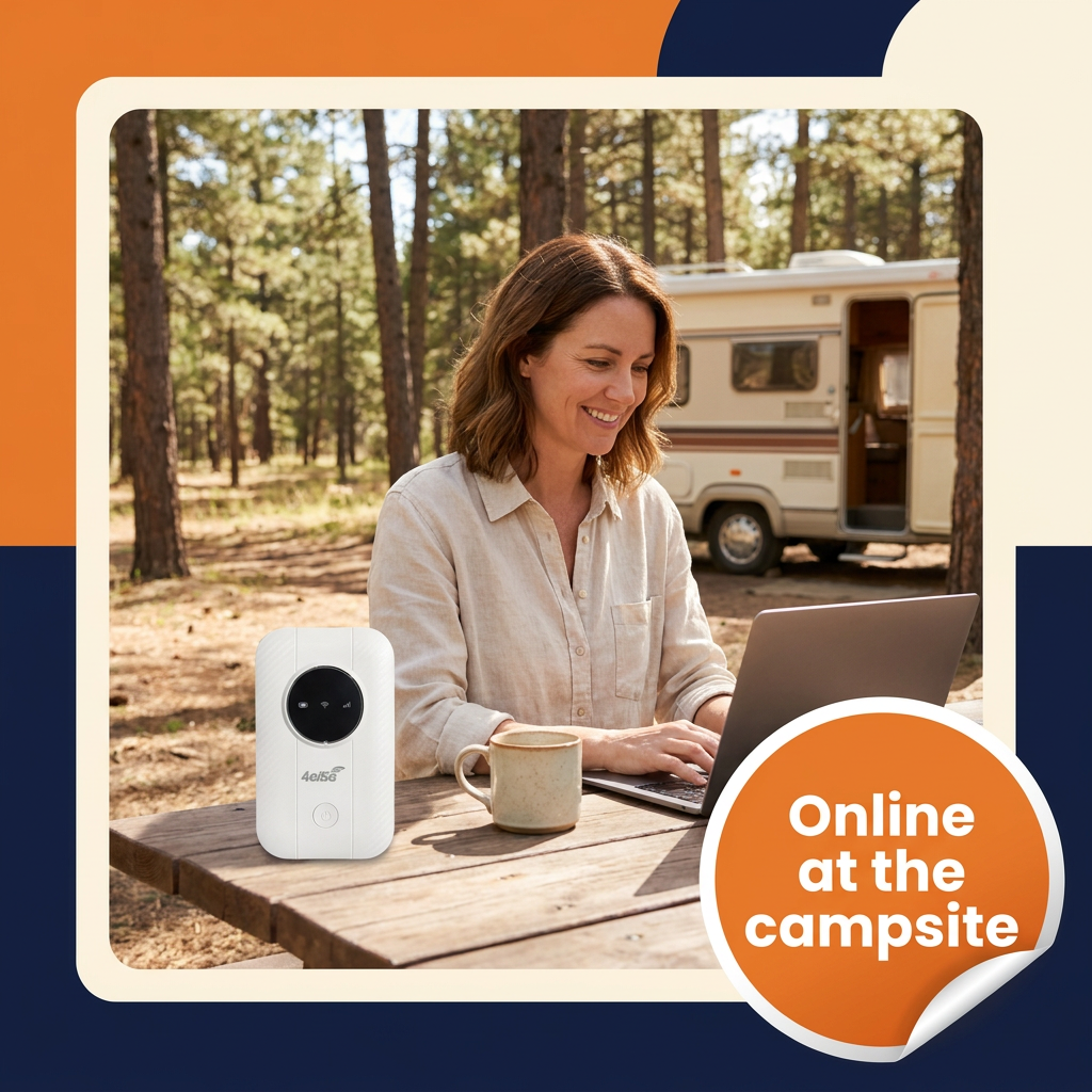 Portable WiFi Hotspot – Pocket 4G/5G Mobile Router up to 150 Mbps for Travel & Multiple Devices