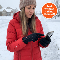 Thermal Touchscreen Winter Gloves – Windproof, Waterproof Fleece-Lined Gloves for Cycling, Skiing & Driving, Men & Women