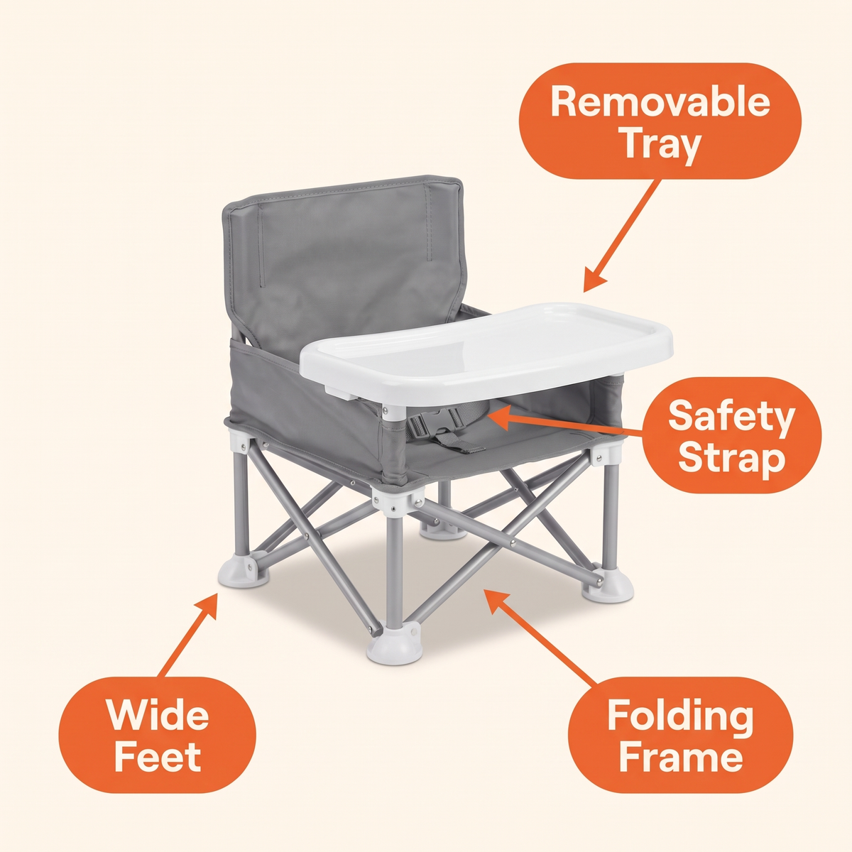 Kids Portable Toddler Camping Chair
