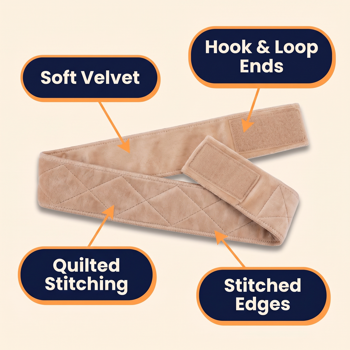 Velvet Wig Grip Headband