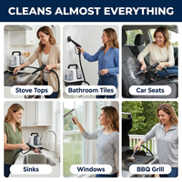 Portable Steam Cleaner with Spray Gun – 6 Steam Levels, 1200 ml Tank (CLAUDE VERSION 2)