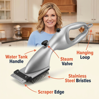 Steam Grill Brush – Stainless Steel BBQ Cleaner with Water Tank (CLAUDE VERSION 2)