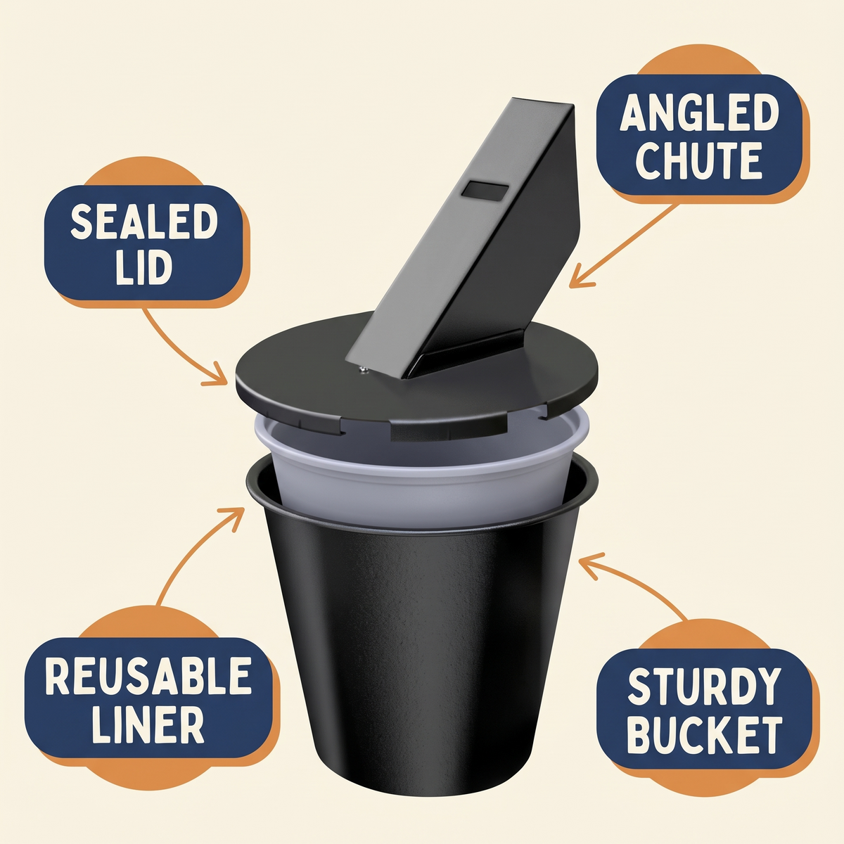 Upgraded Grill Grease Collector