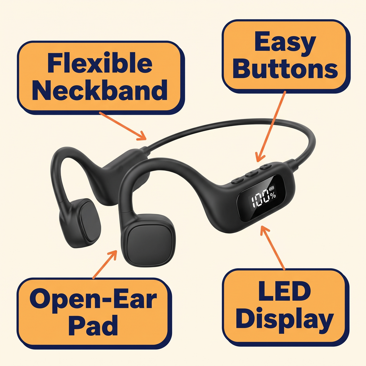 Waterproof Bone Conduction Headphones