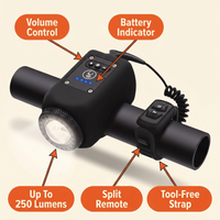 Electric Bike Horn and Front Light
