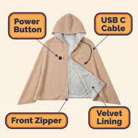 Portable Heated Shawl Blanket
